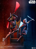 Sideshow Collectibles Star Wars: The Clone Wars Ahsoka Tano vs Darth Maul Diorama - collectorzown