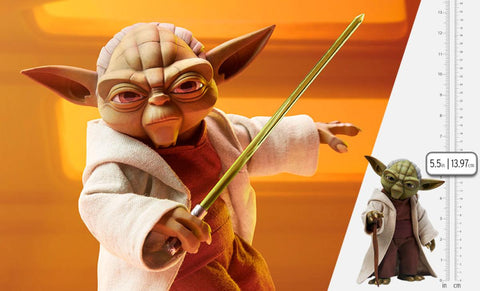 Sideshow Collectibles Star Wars The Clone Wars Yoda Sixth Scale Figure - collectorzown